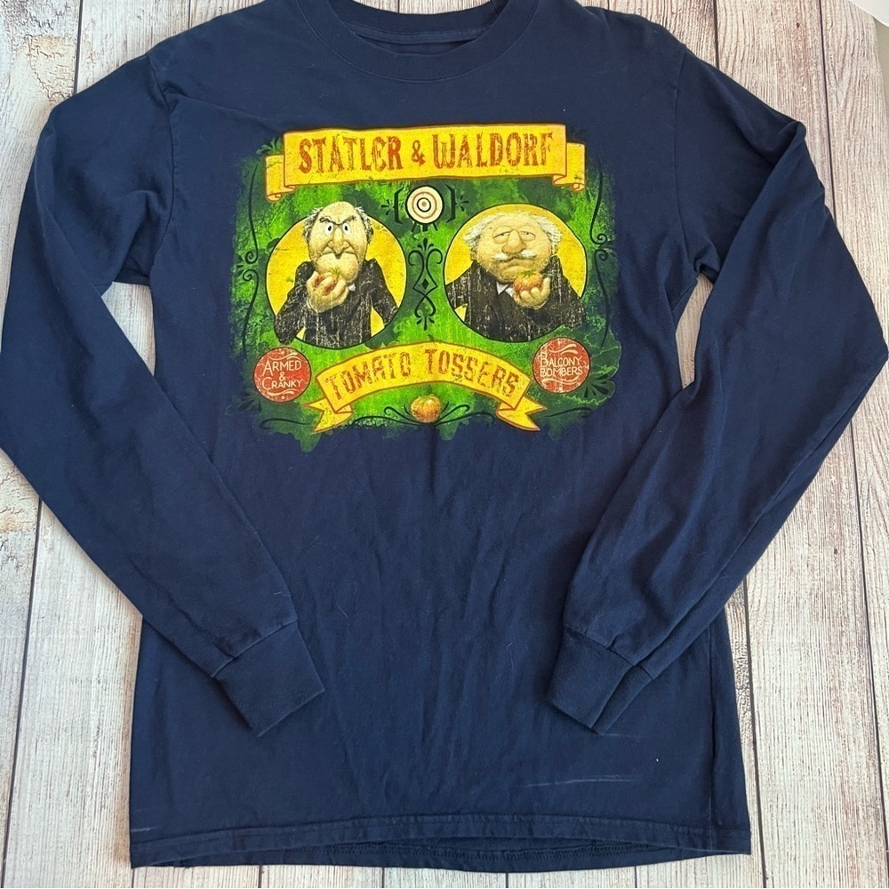 Disney Statler and Waldorf Muppet Shirt Small